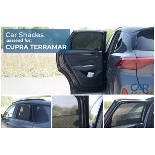 Sonnenschutz für CUPRA Terramar ab BJ. 2024, Blenden hintere Türen