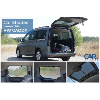 Car Shades for VW Caddy Maxi 2020> Full Rear Set