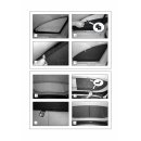 Sonnenschutz für Mercedes Benz R-Klasse LWB (V251) 5-Türer Bj. 05-13, 6-teilig