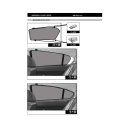 Car Shades for Mercedes Benz GL (X164) 5-Door BJ. 07-12, (Set of 6) for
