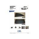 Sonnenschutz für Mercedes Benz CLS (W219) 4-Türer BJ. 05-11, 4-teilig