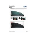 Sonnenschutz für Mercedes Benz CLS (W219) 4-Türer BJ. 05-11, 4-teilig