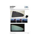 UV Car Shades BMW 3er (E92) 2-Door BJ. 05-12, set of 4