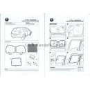 Car Shades for Alfa 147 5-Door BJ. 00-10, (Set of 4) for