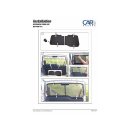 UV Privacy Car Shades (Set of 6) Mitsubishi Pinin 5dr 00-06