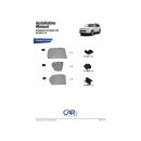 UV Privacy Car Shades (Set of 6) Mitsubishi OUTLANDER 5dr 05-12