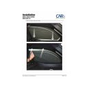 Car Shades for BMW 5er (E61) Estate BJ. 04-10, (Set of 6) for