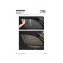 Car Shades for BMW 5er (E61) Estate BJ. 04-10, (Set of 6) for