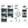 Car Shades for Nissan X-Trail 5dr 14-21 Full Rear Set