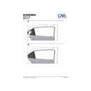 Car Shades (Set of 6) for Saab 9-3 4dr 02-10