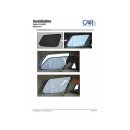 Car Shades (Set of 8) for Saab 9-3 Estate 02-10