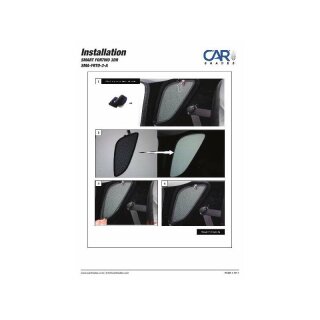 Wasserdichte 210D-PU Oxford Autoabdeckung Für Smar Produktbild-Vorschau 5