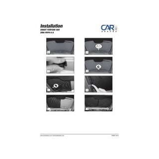 NAVIXE Auto Sonnenschutz,für Smart Forfour 2007-2014,UV Schutz,PrivatsphäRe Schutz,Car ZubehöR,Black