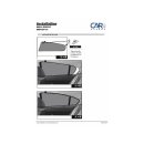 UV Car Shades BMW 5er GT (F07) 5-Door ab 2009, set of 6