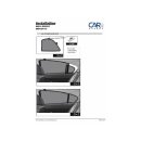 UV Car Shades BMW 5er GT (F07) 5-Door ab 2009, set of 6