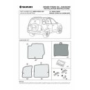 Sonnenschutz für Suzuki Grand Vitara 5-Türer BJ. 99-05, 6-teilig