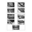 Car Shades for Mercedes Benz ML (W163) 7-seater BJ. 98-05, (Set of 6) for