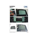 Car Shades for Citroen C3 5-Door BJ. 02-10, (Set of 4) for