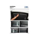 Car Shades for Citroen C5 4-Door ab 2008, (Set of 4) for