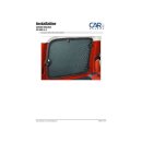 Car Shades for Citroen Berlingo Multispace 5-Door BJ. 96-08, (Set of 6) for