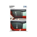 Car Shades for Citroen Berlingo Multispace 5-Door BJ. 96-08, (Set of 6) for