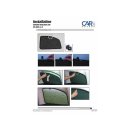 Car Shades for Citroen Berlingo Multispace 5-Door BJ. 08-15, (Set of 6) for