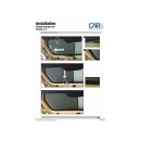 Car Shades for Citroen Berlingo Multispace 5-Door BJ. 08-15, (Set of 6) for